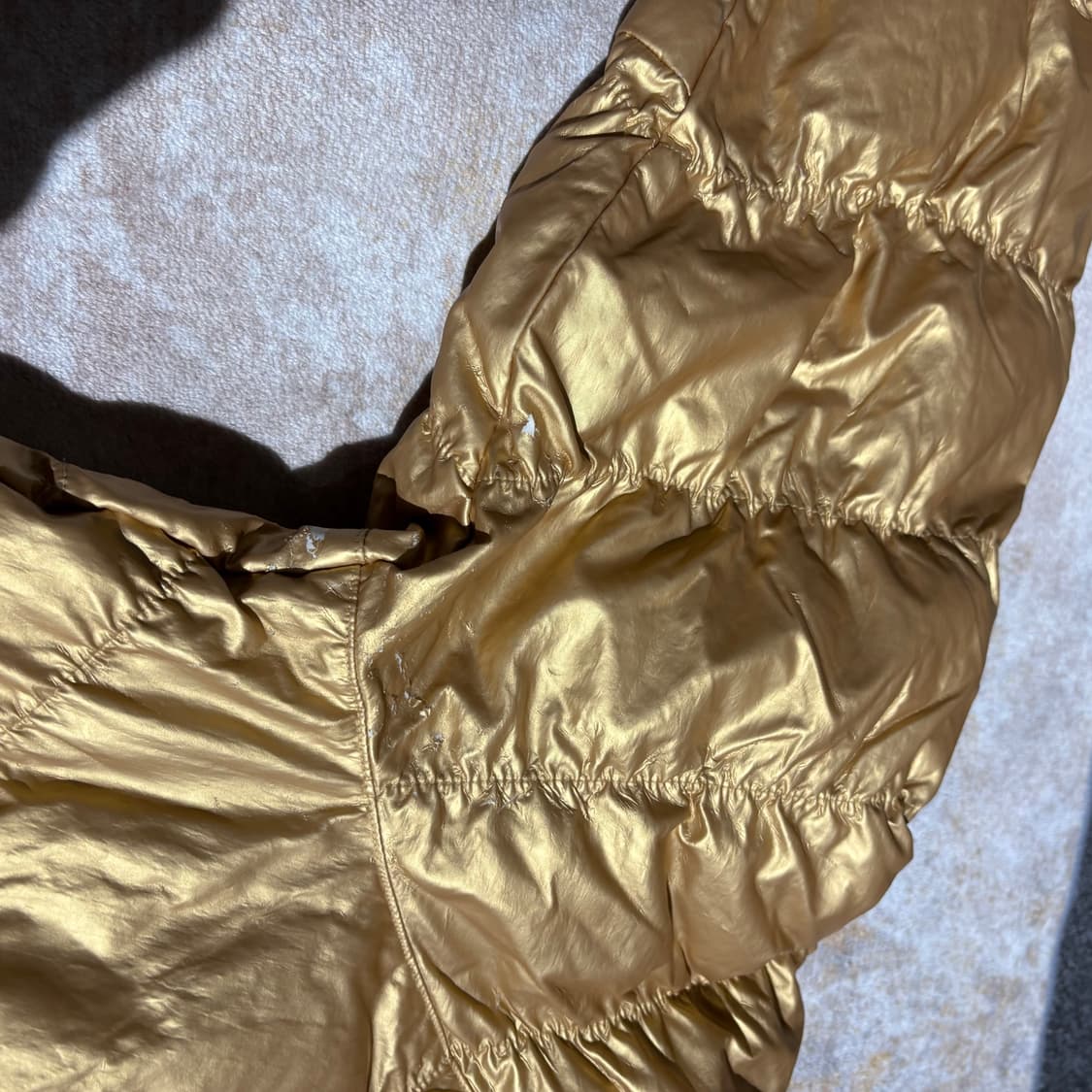 나이키 골드 크롭 패딩 상품이미지6