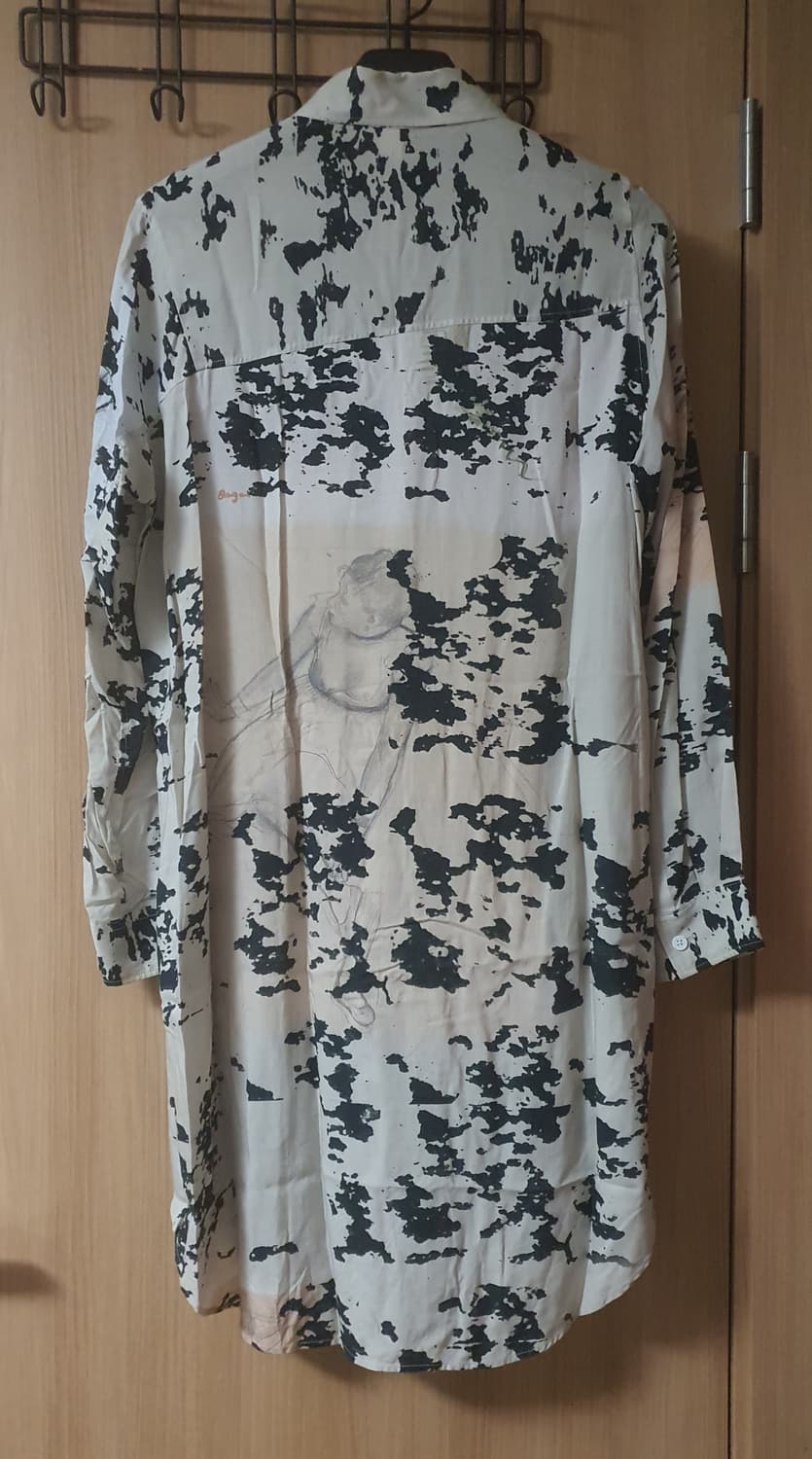 (3)20aw 요지야마모토 그라운드와이 롱셔츠 상품이미지5