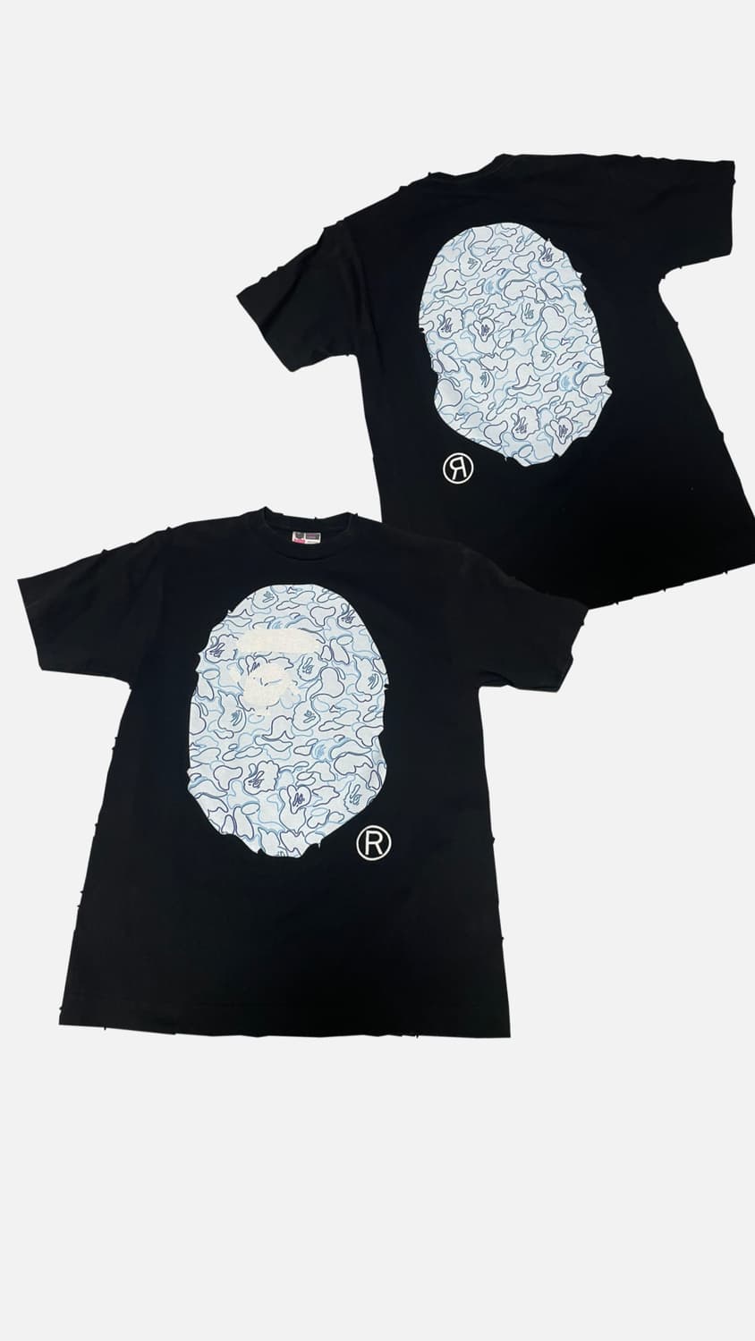 Bape 베이프 카모 사루 반팔 티셔츠 상품이미지2