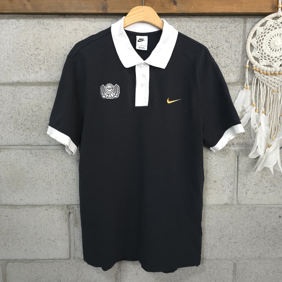 남성용 나이키 NIKE 한국어 피케 카라 반팔티 L 상품이미지1