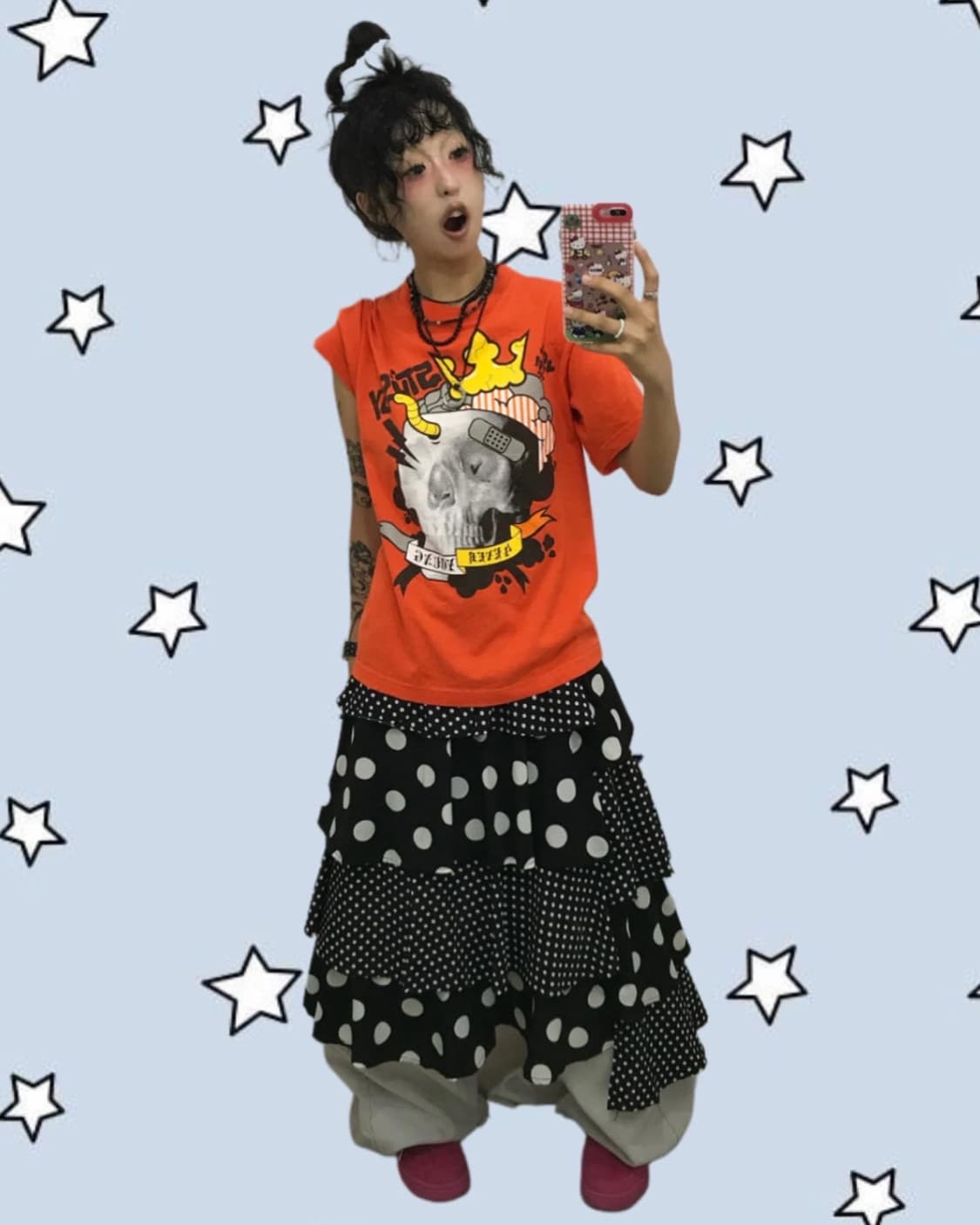 Stussy Orange T-shirt 상품이미지1