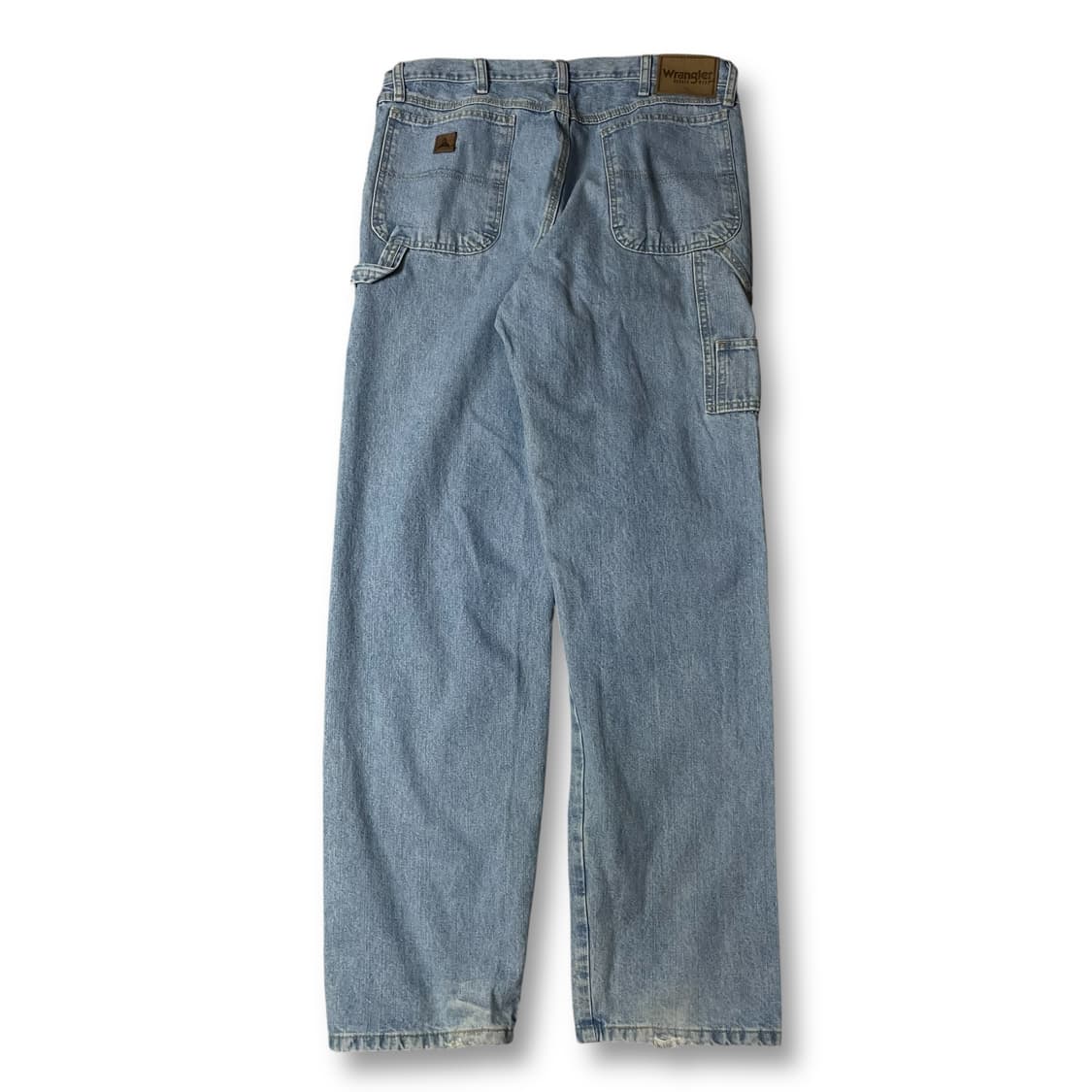 (36)랭글러 라이트블루 레기드웨어 카펜터 데님 팬츠 상품이미지2