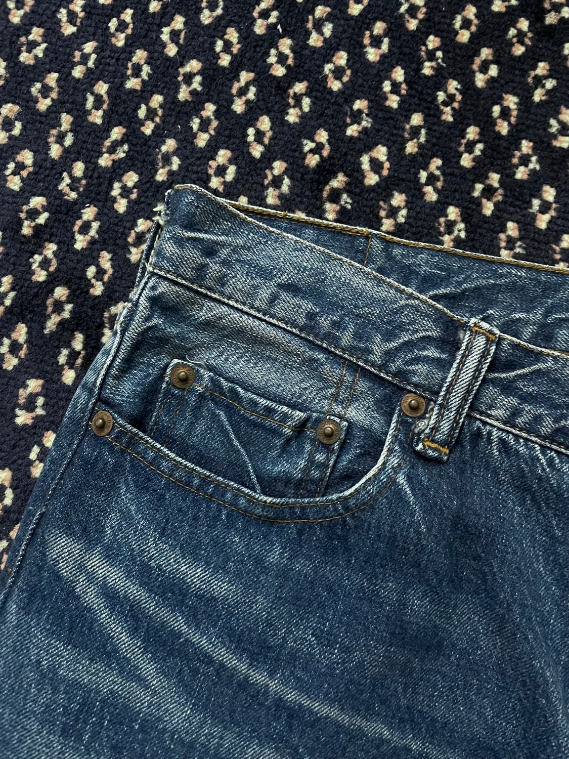 Dubble Works Washed Denim Pants 상품이미지5