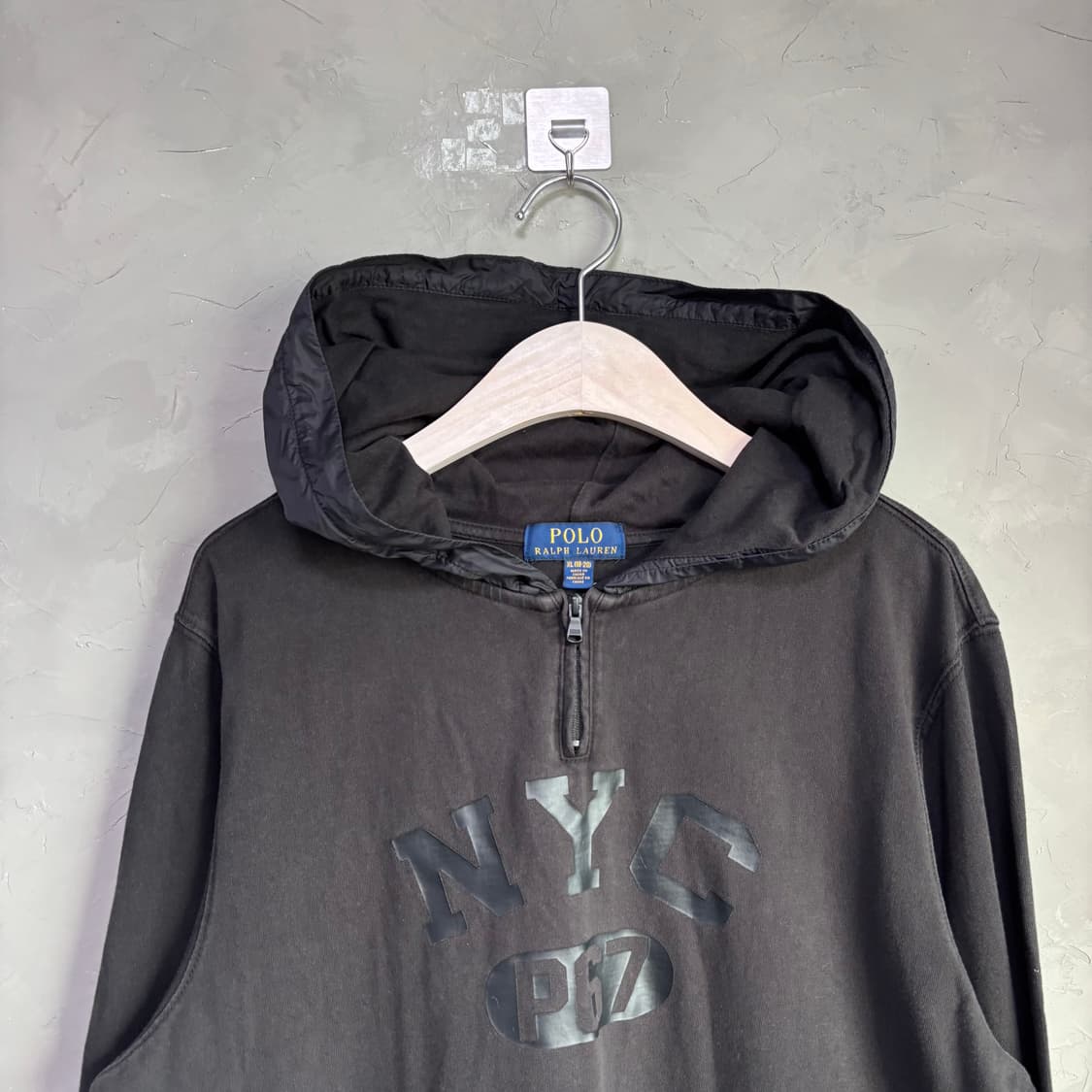 폴로 랄프로렌 NYC 반집업 후드 상품이미지2