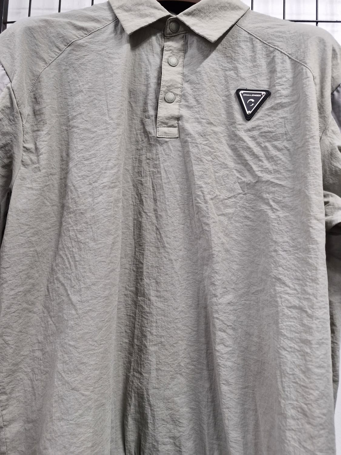 100L CHALLENGER 에어쿨 냉감 반팔 카라 우븐탑 상품이미지4