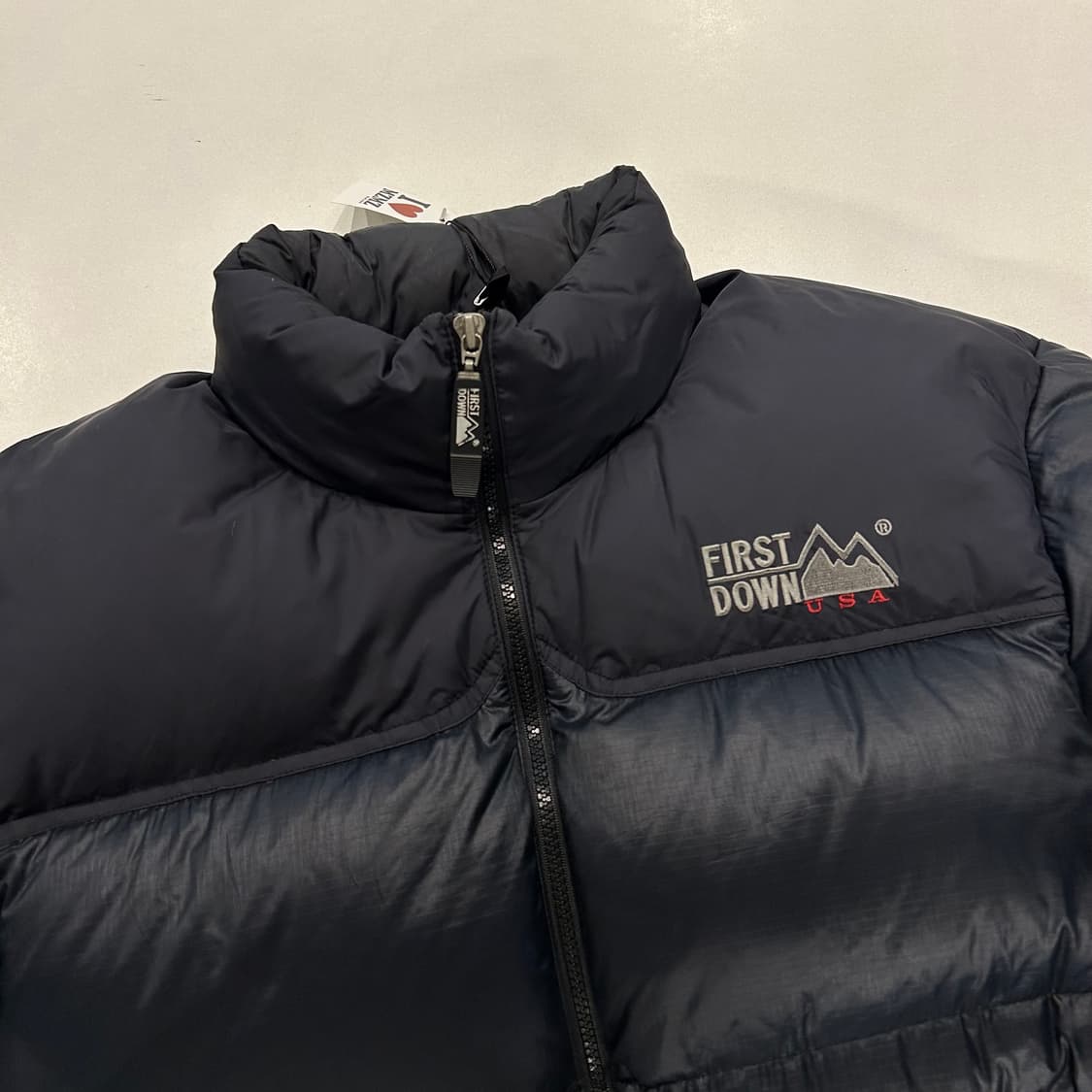 [M] 퍼스트다운 USA 푸퍼 다운 패딩 블랙 A432 상품이미지3