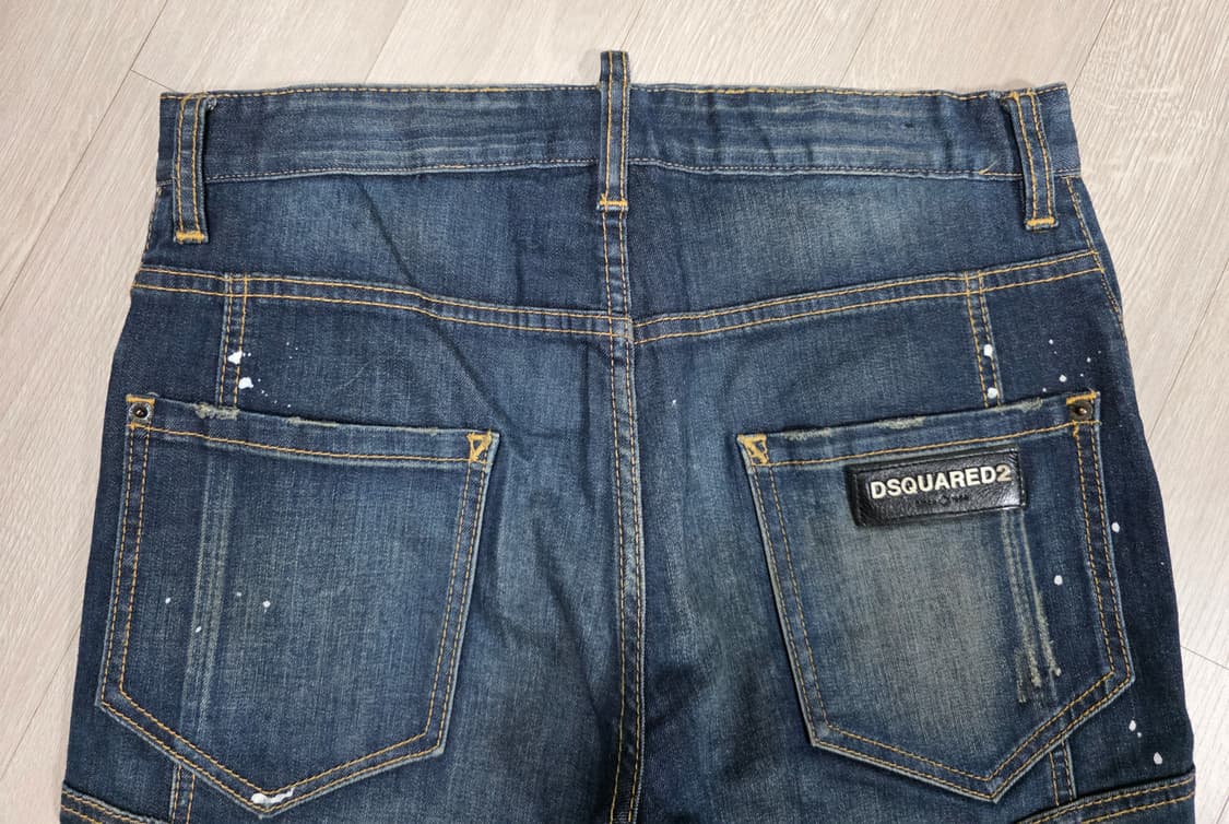 정품] 디스퀘어드2 메탈로고 워싱진.
슬림바이커핏. 상품이미지7