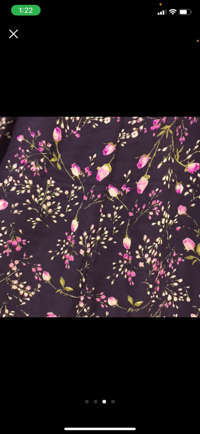 막스마라 플라워 레이스 배색 실크스커트  상품이미지4