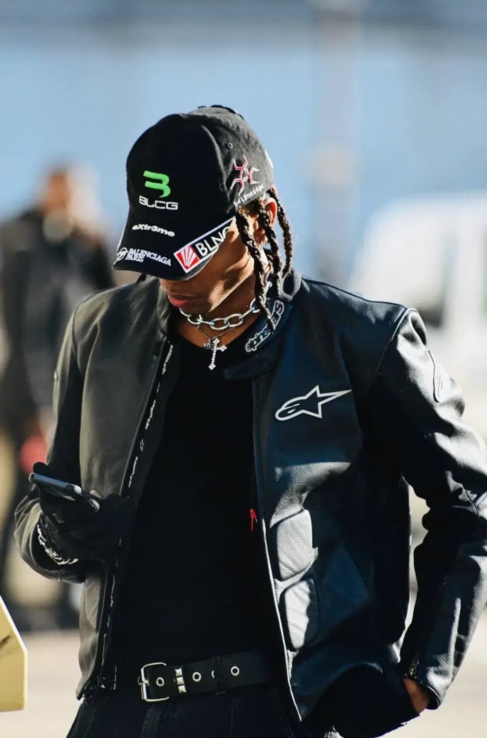Alpinestars 알파인스타 레더 모터사이클 바이커 자켓 상품이미지1
