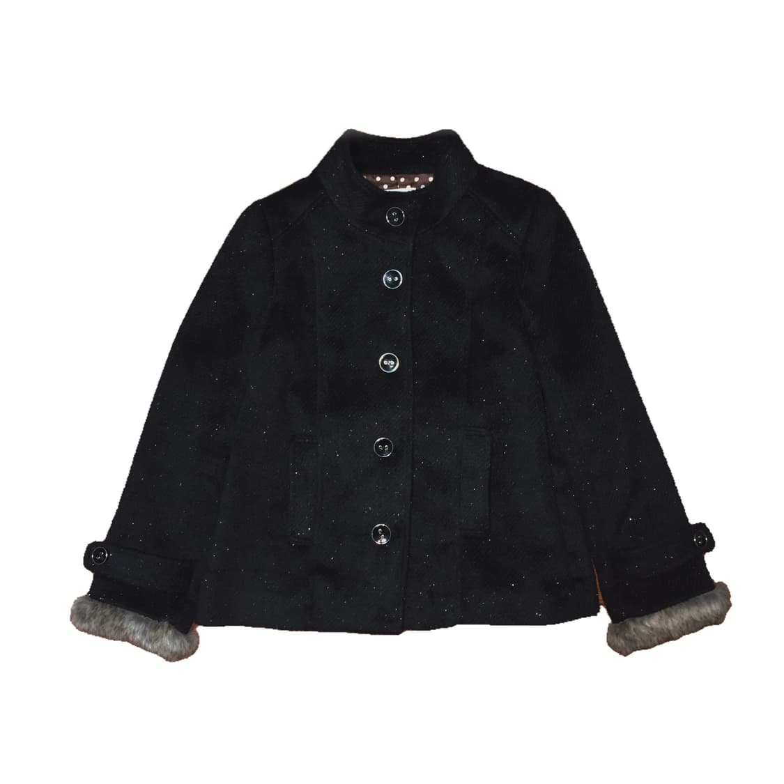 wool jacket with polka dot linin 상품이미지1