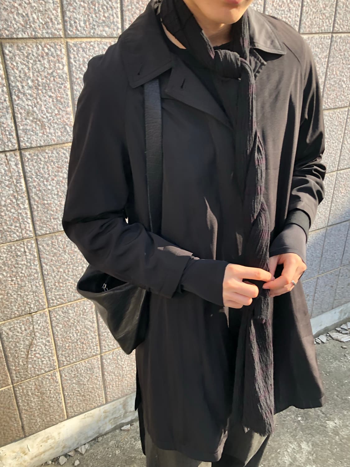 버버리  하이넥 싱글 코트 상품이미지2