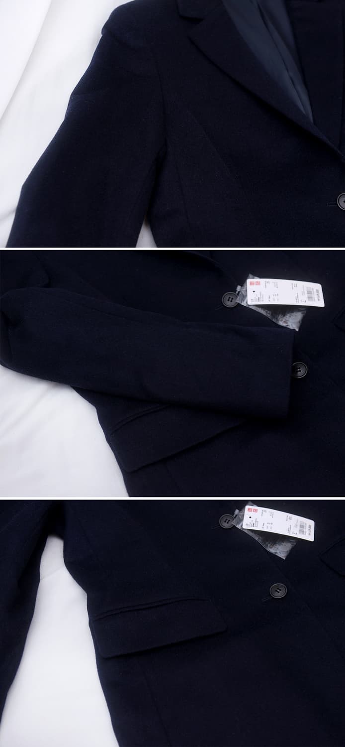 미착용) 유니클로 캐시미어 클래식 체스터 코트 자켓 (L / 90-95) 상품이미지7