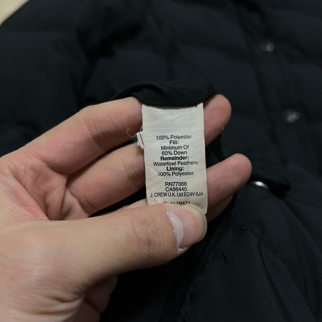 제이크루 여성 덕다운 후드 롱패딩 [블랙] S/90 상품이미지5