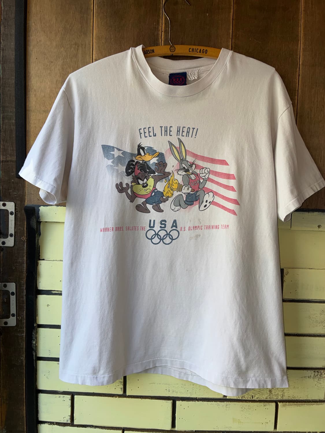 90s USA Olympic Looney Tunes Tee 상품이미지1