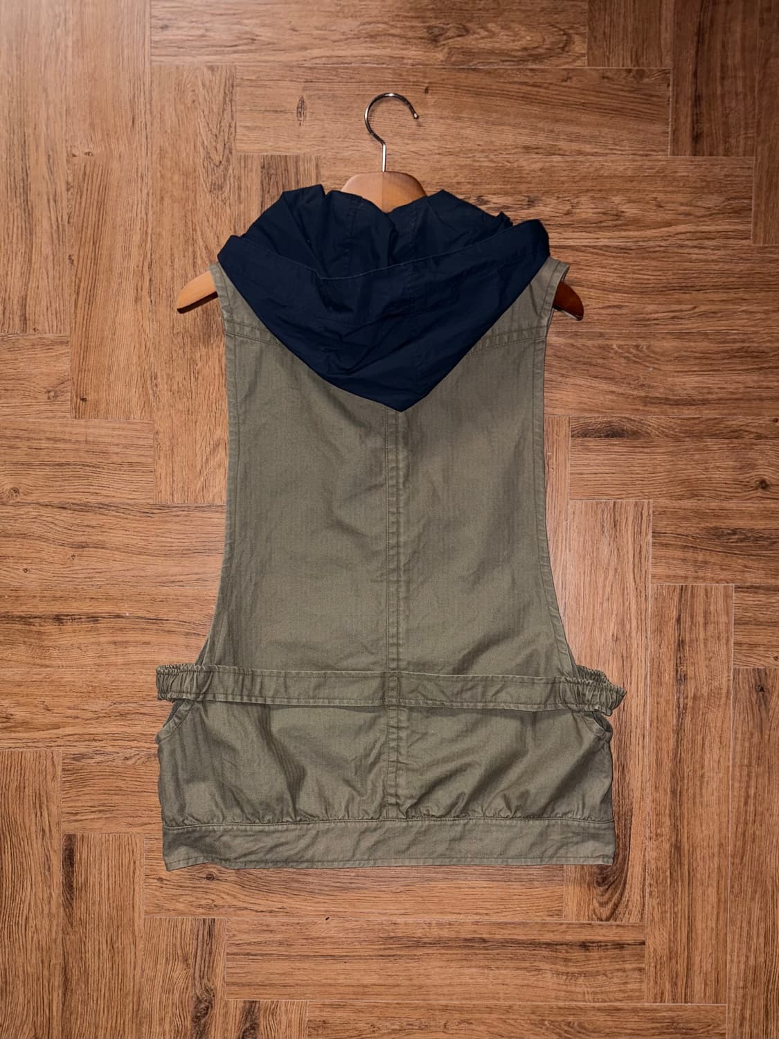 빈티지 디테일 후드 베스트 상품이미지7