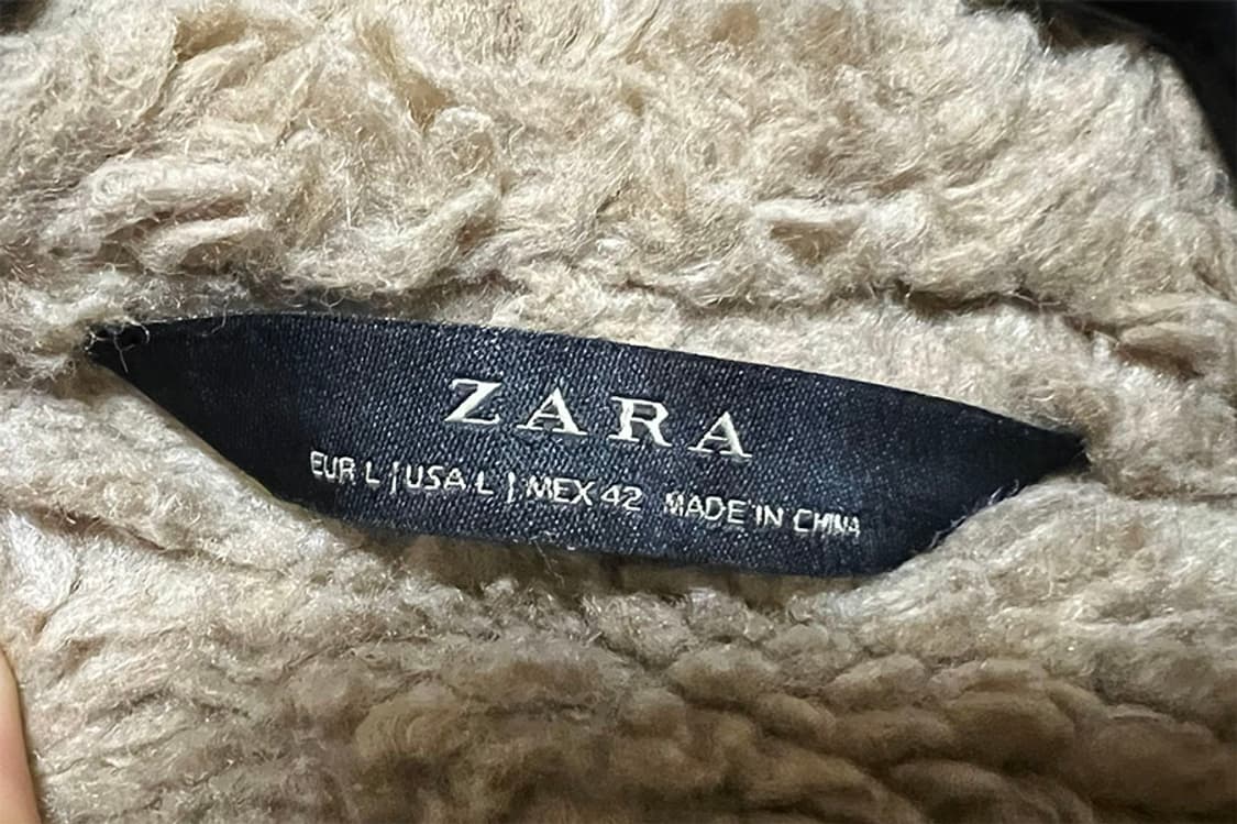 ZARA 자라 남자 무스탕 양털 캐주얼 겨울 L 100 상품이미지3