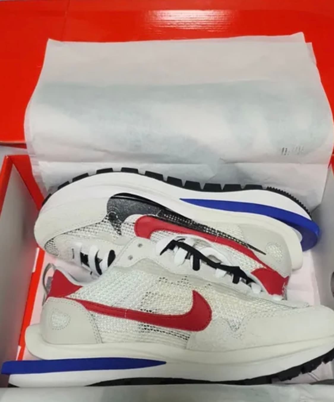 나이키 x 사카이 베이퍼와플 로얄 푸시아 상품이미지2