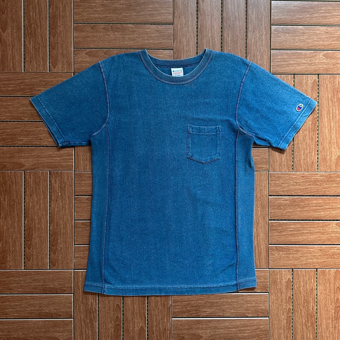Champion reverseweave pocket 1/2 tee 상품이미지1