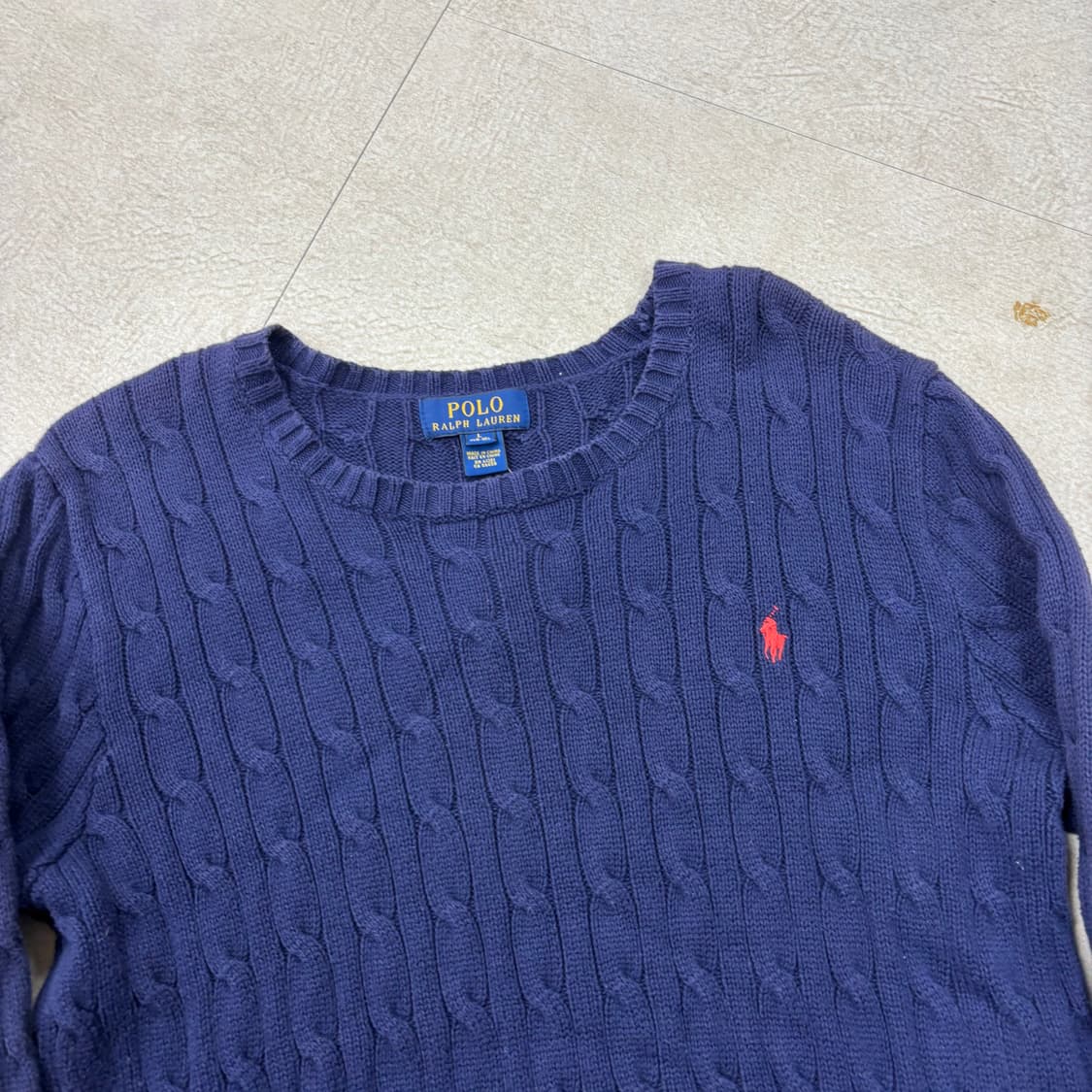폴로 랄프로렌 케이블 포니 니트 상품이미지2