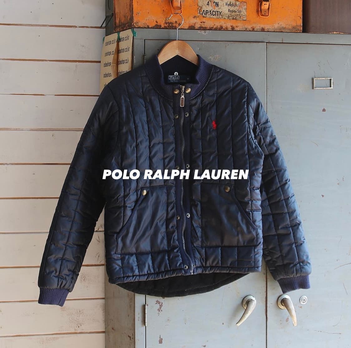 (착용컷) 폴로 랄프로렌 퀼팅 자켓 (남성용 M) 상품이미지1