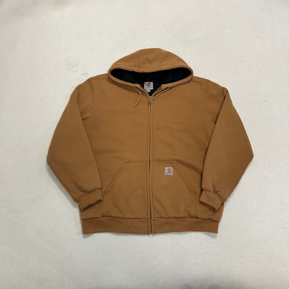 Carhartt Camel Thermal Hoodie Zip-up  상품이미지4