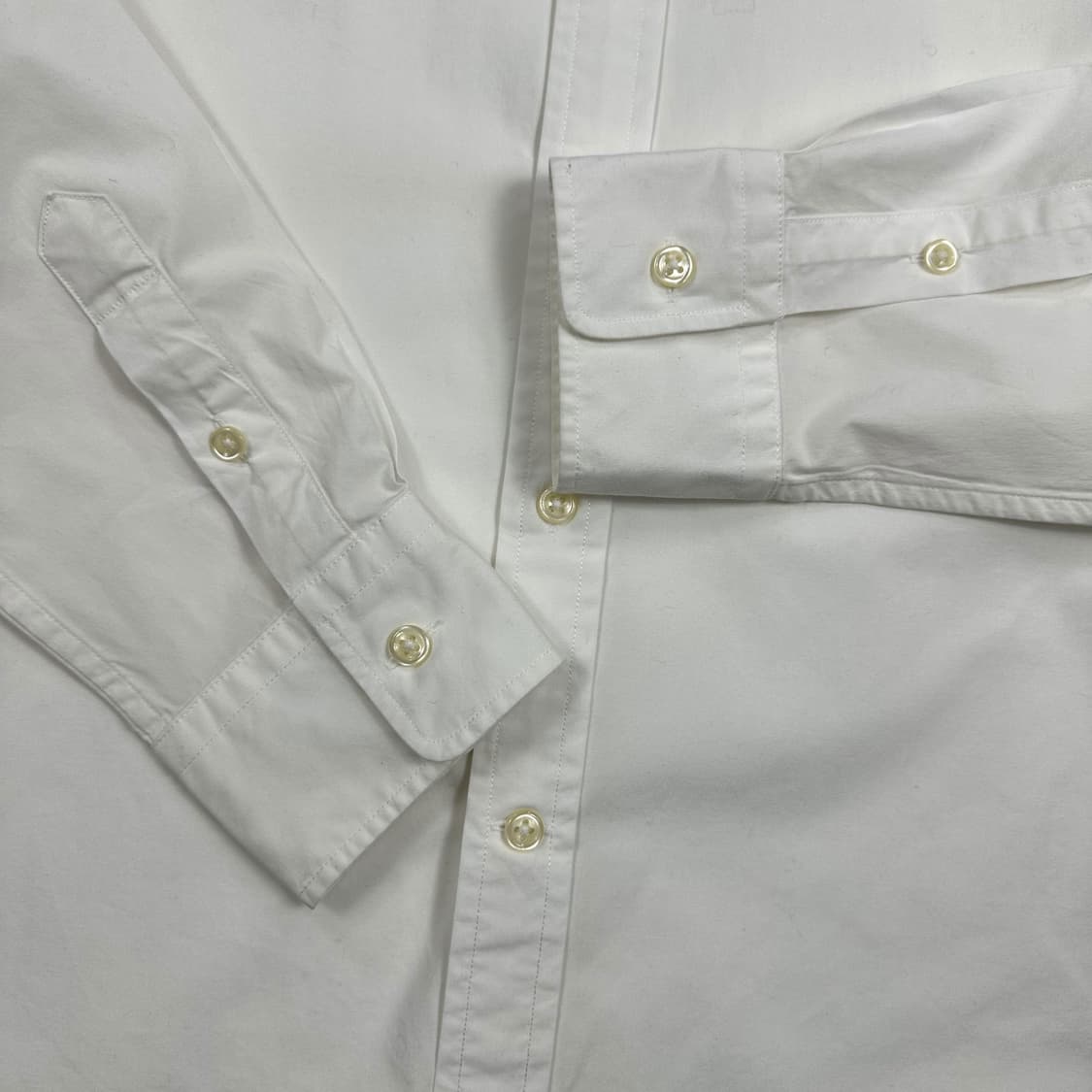 폴로 랄프로렌 클래식핏 여성 솔리드 셔츠 화이트 여성M 상품이미지5