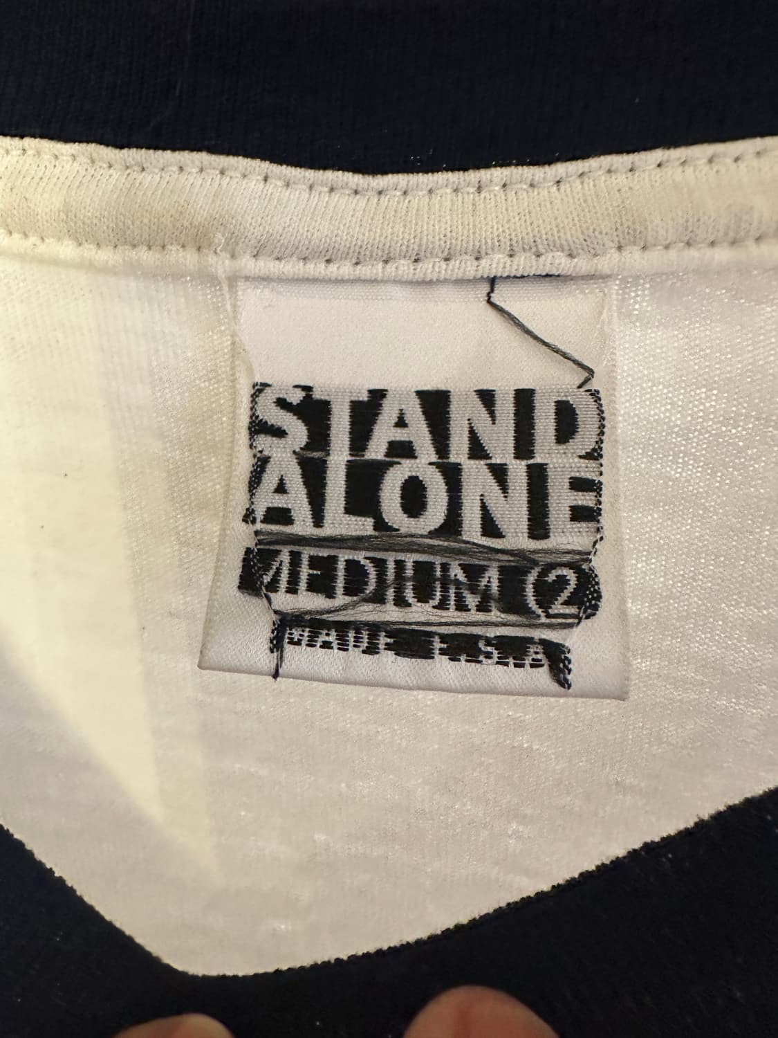 Standalone 스탠드얼론 링거 티셔츠 (M) 상품이미지4