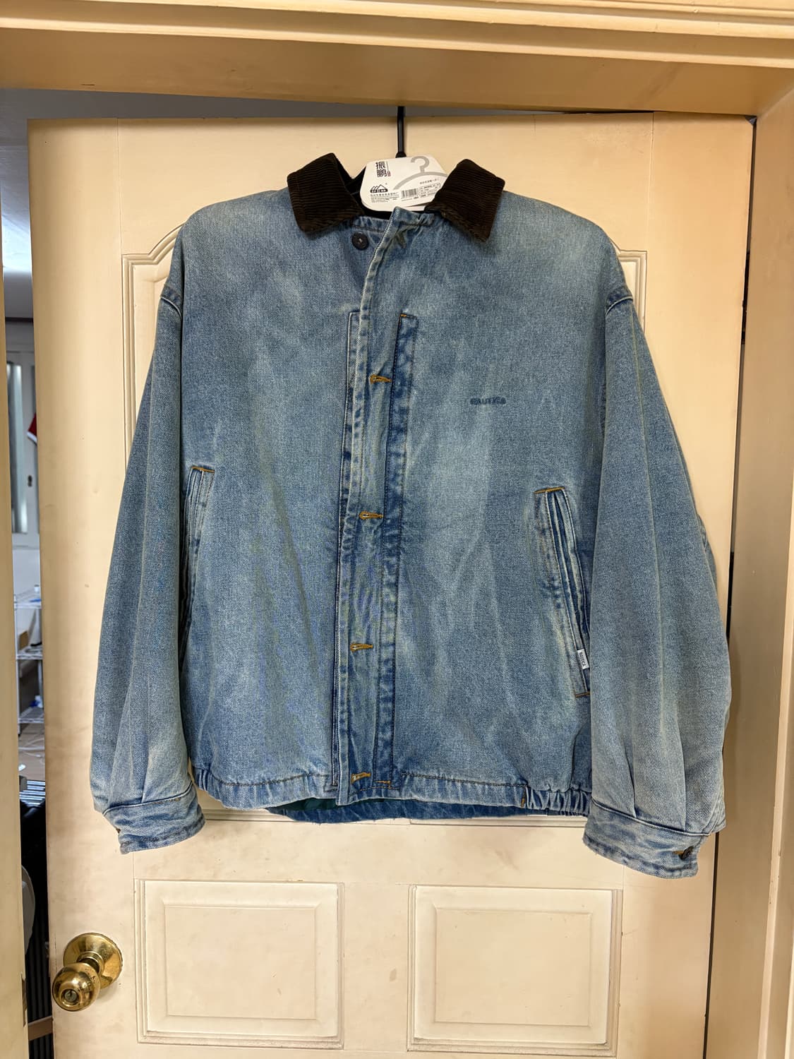 새상품 노티카 재팬 라인 크래쉬 데님 블루종 상품이미지1