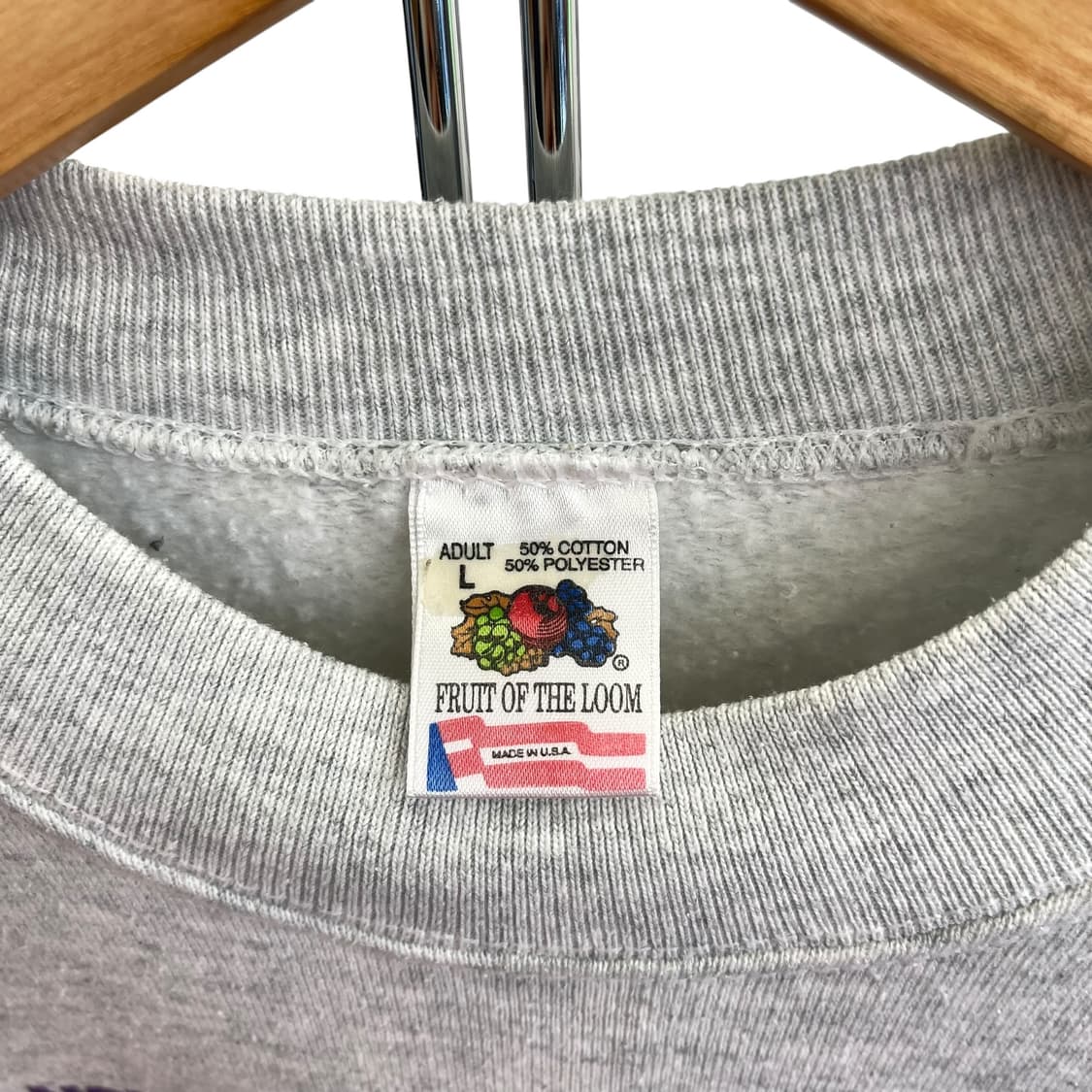 90s 프룻오브더룸 스웻셔츠 made in USA 상품이미지6