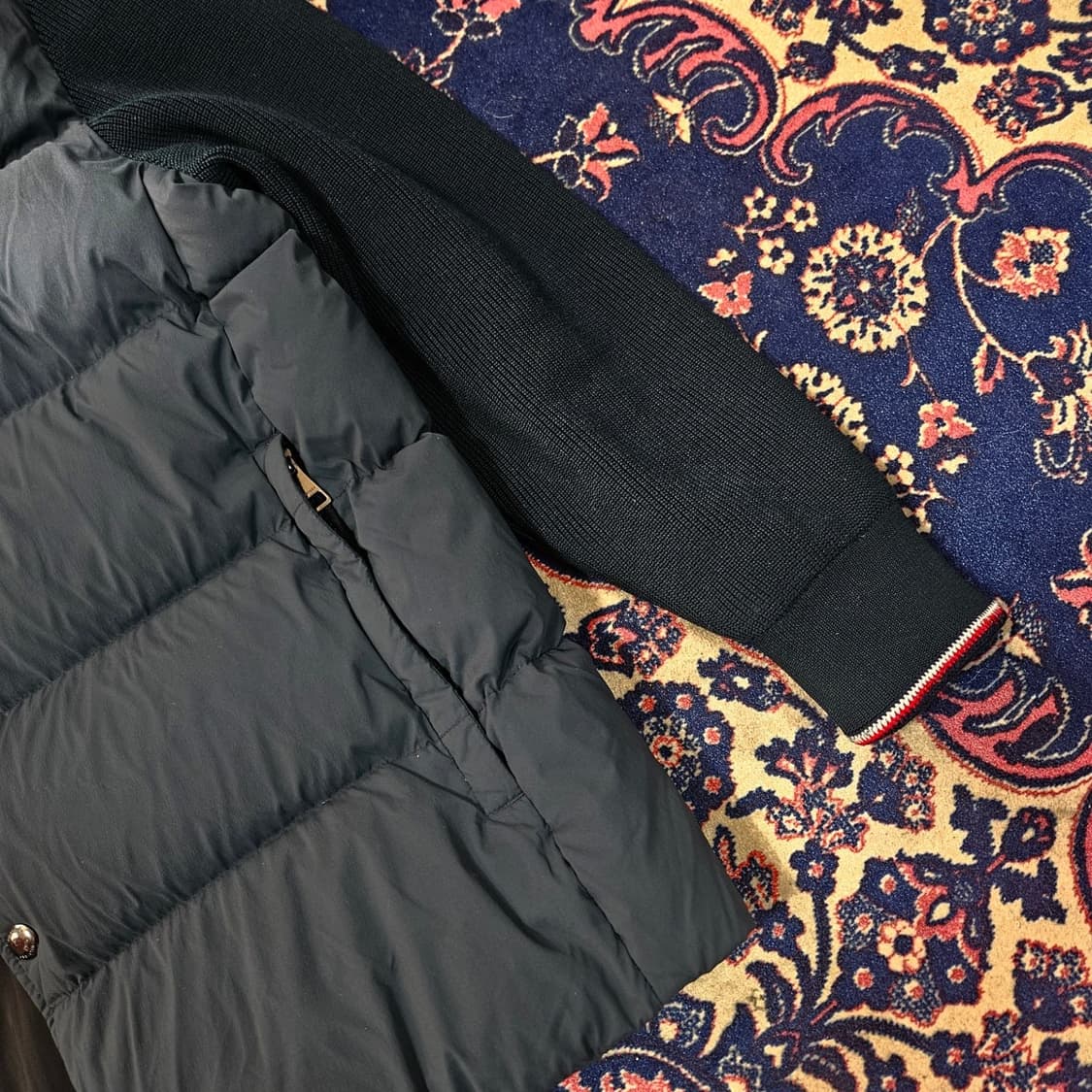 타미힐피거 구스다운 니트 레이어드 패딩 점퍼 상품이미지2