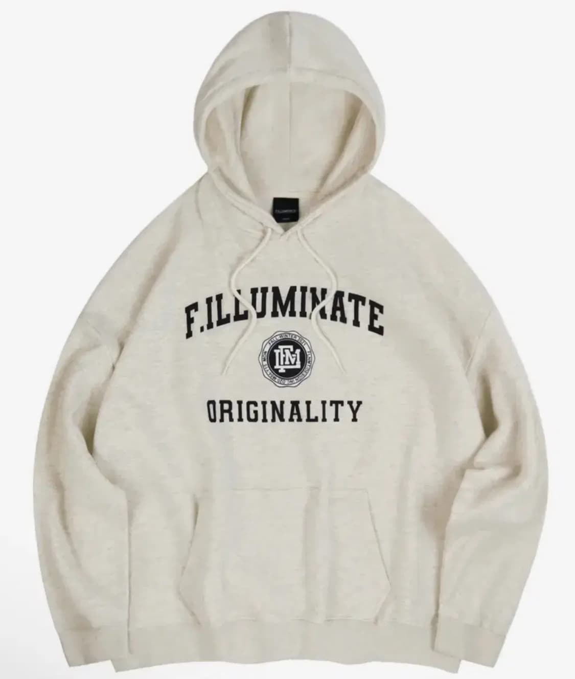 필루미네이트 트레이닝 후드 바지 셋업 오트밀 XL 상품이미지3