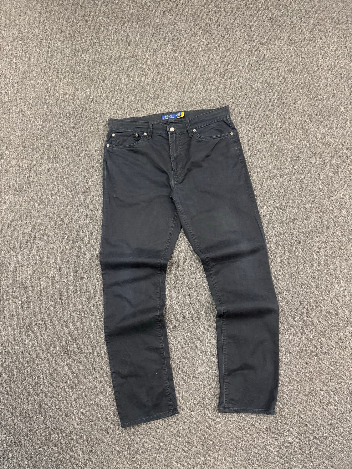 34)폴로 빈티지 네이비 코튼 팬츠 상품이미지1