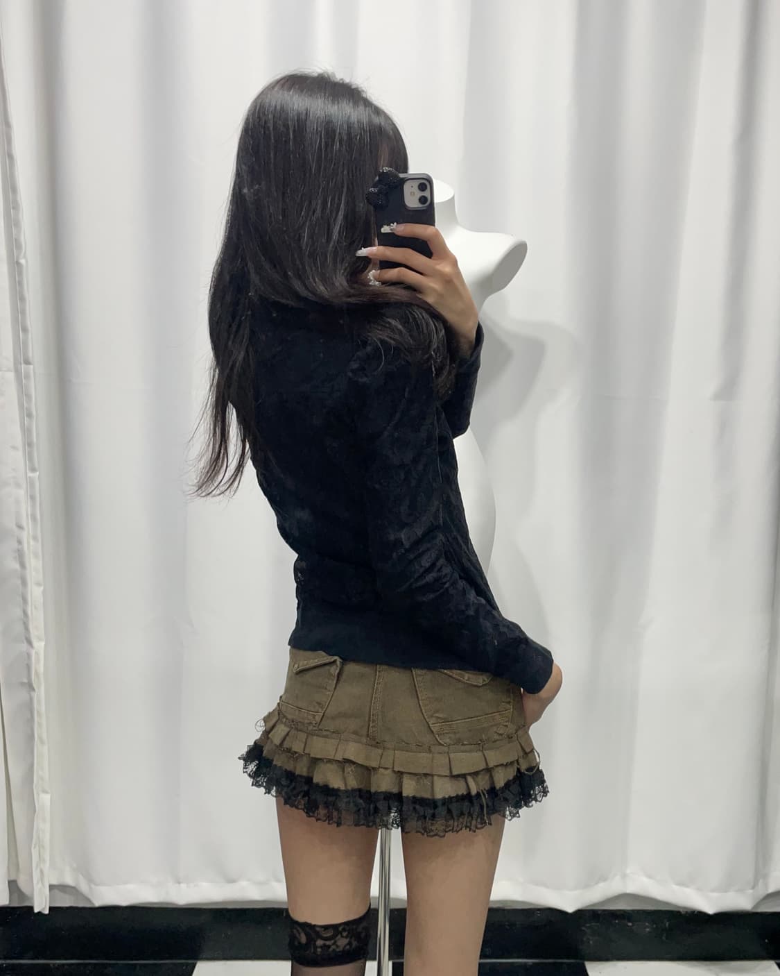 🎸블랙 레이스 디테일 자켓🎸 상품이미지3