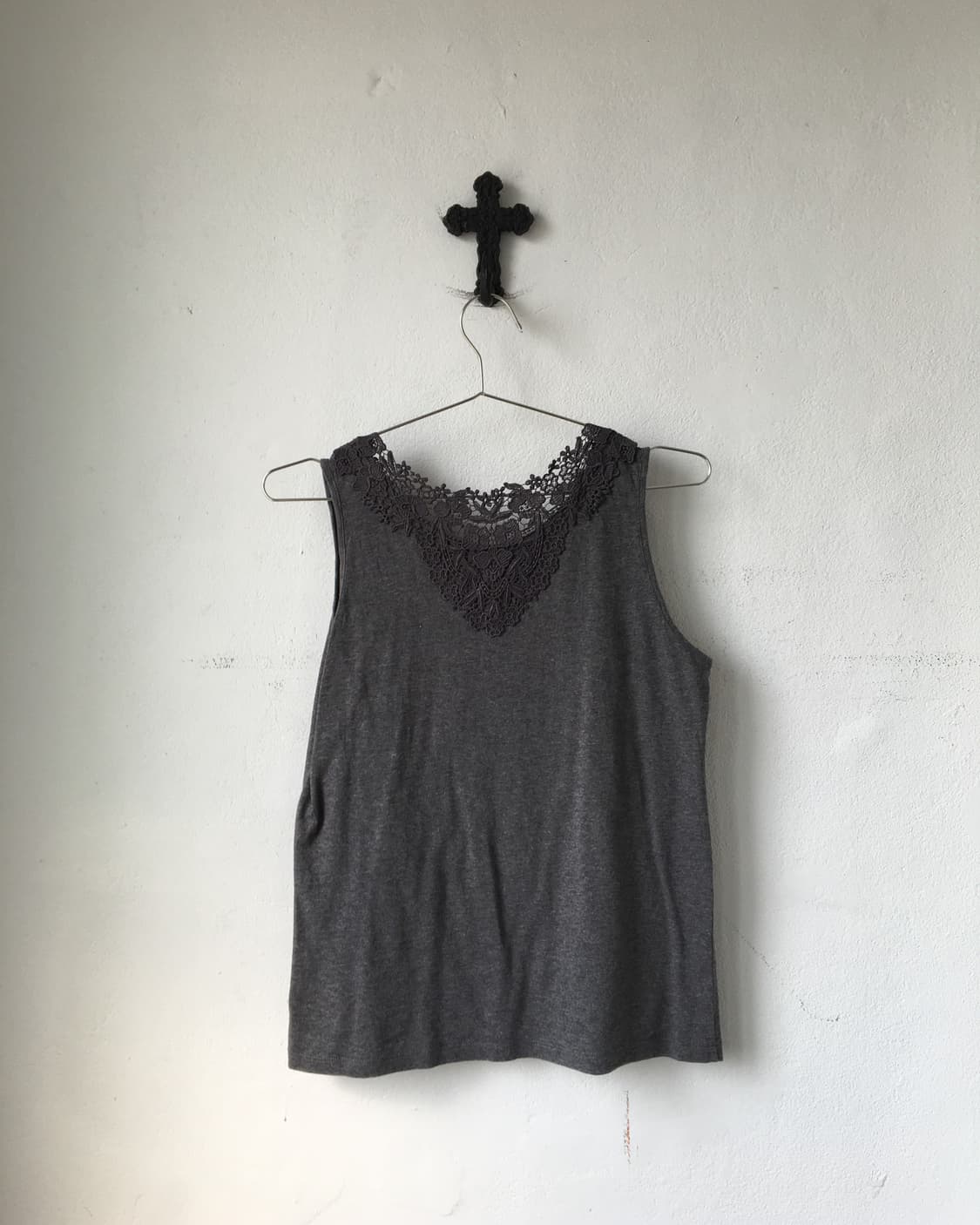 Crochet trimming sleeveless 상품이미지3
