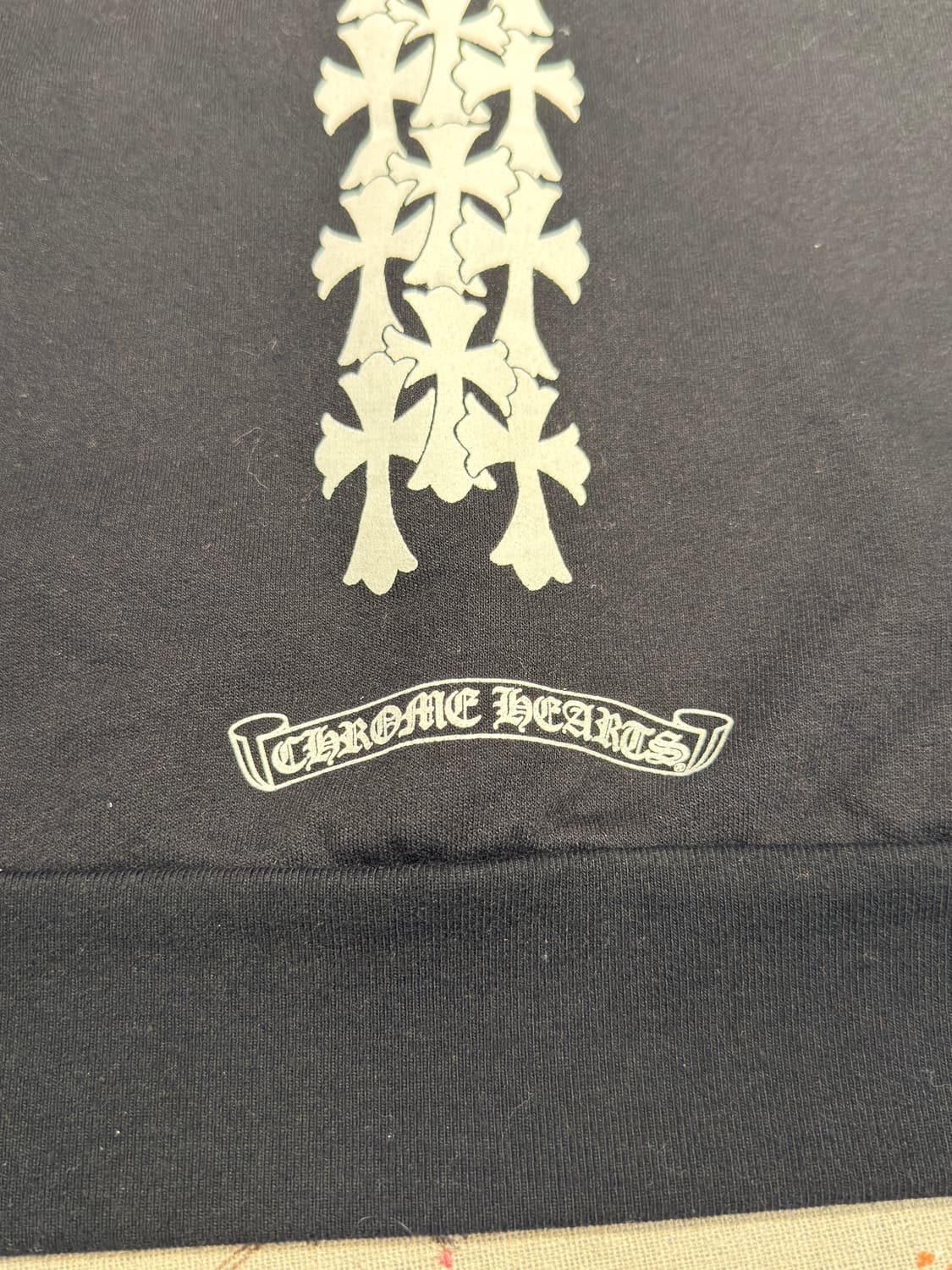 크롬하츠 세메터리 크로스 타이어트랙 후드 XXL 상품이미지7