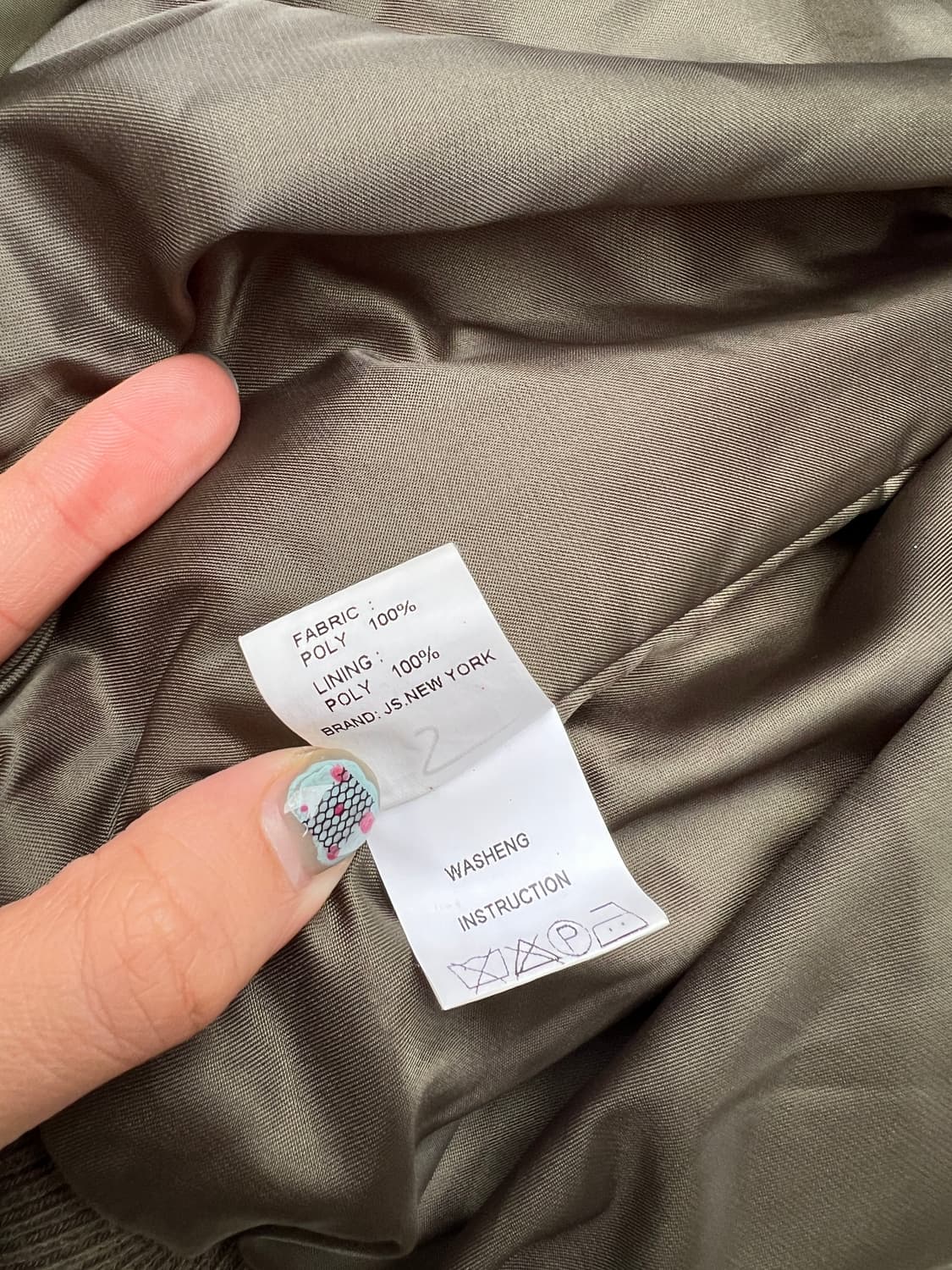 IS NEW YORK 랩 디테일 봄버 자켓 상품이미지4