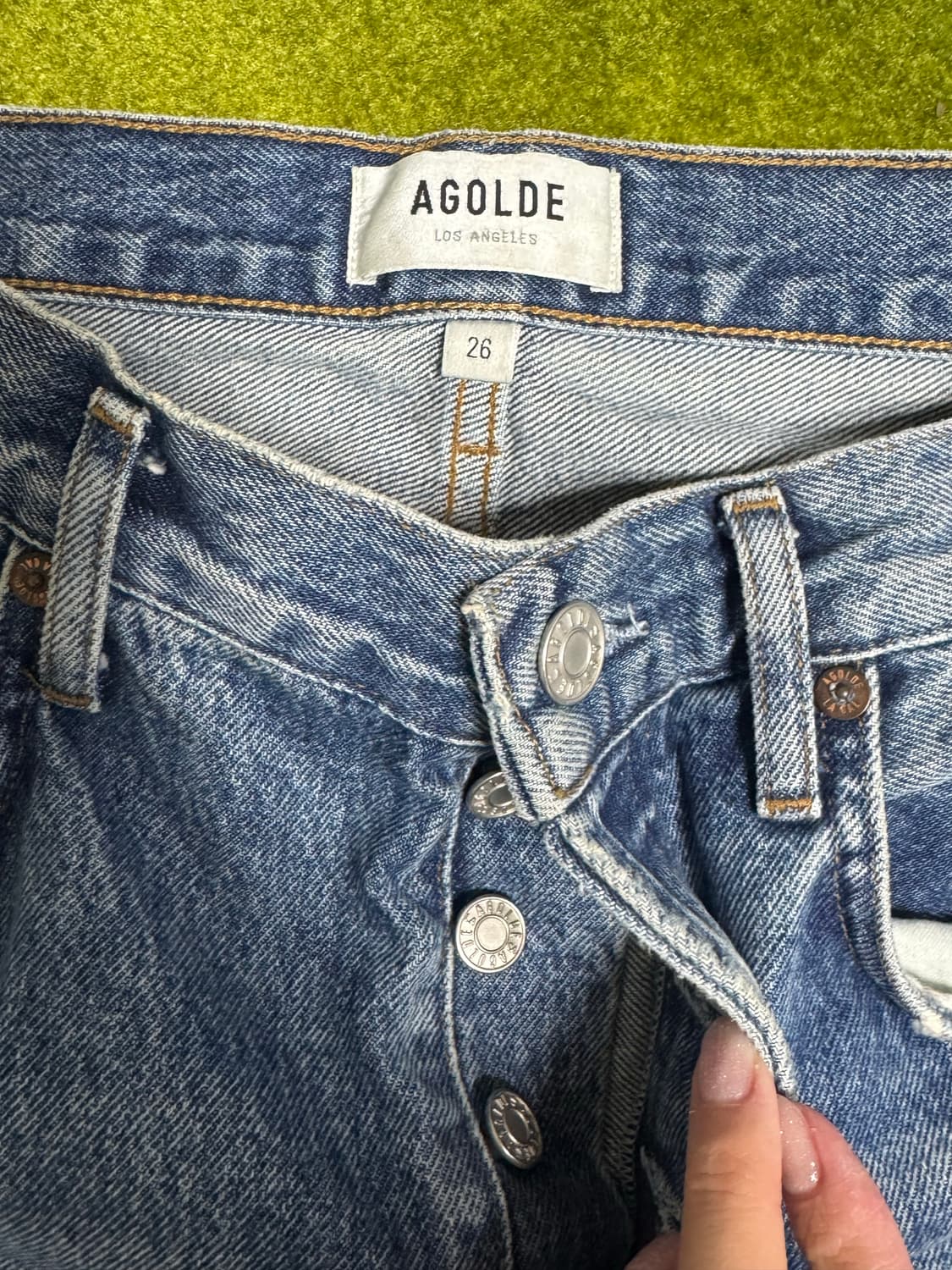 Agolde 90s 핀치 웨이스트 스트레이트 진 26 상품이미지4