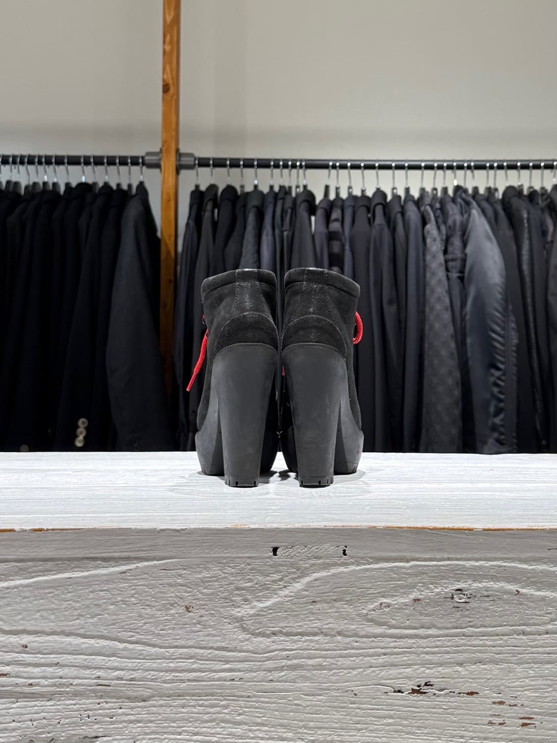 폴로 랄프로렌 블랙 헬렌 스웨이드 플랫폼 하이킹 부츠 상품이미지5