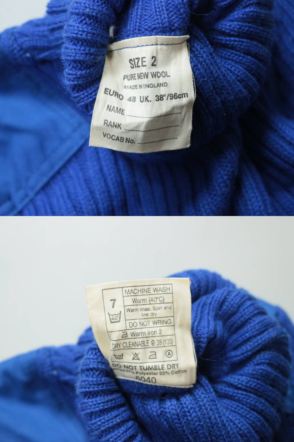 C584 영국제 코만도 밀리터리 하이넥 상품이미지3