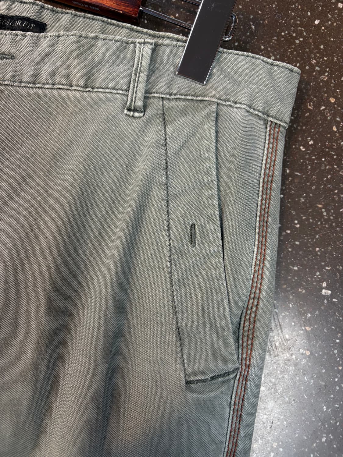 nau 나우 면 바지 빈티지워싱 워크팬츠 레귤러핏 (32) 상품이미지4