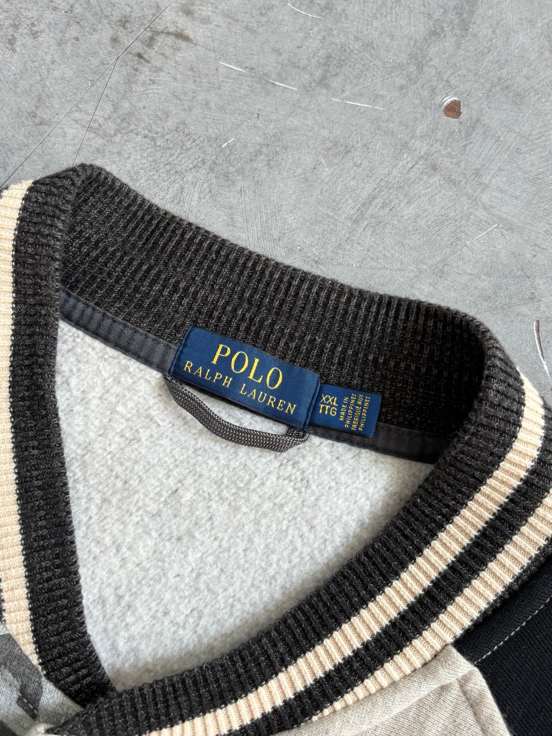 Polo 폴로 랄프로렌 레터맨 패치워크 스타디움 자켓  상품이미지5