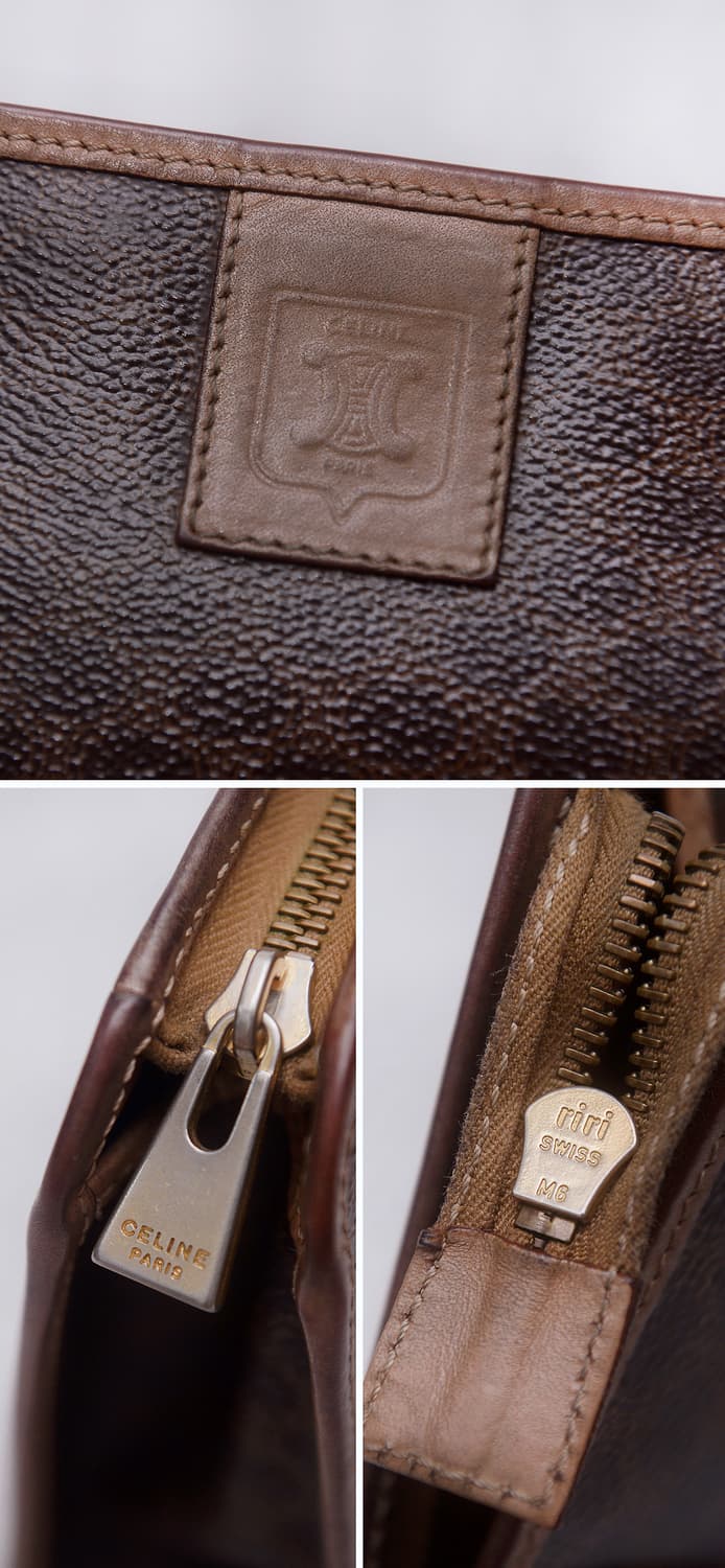 셀린느 (CELINE) 클래식 올드 마카담 지퍼 원포켓 파우치.클러치백 상품이미지9