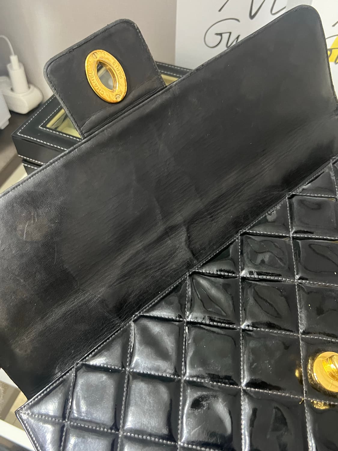 빈티지 샤넬 브리프 케이스 상품이미지5