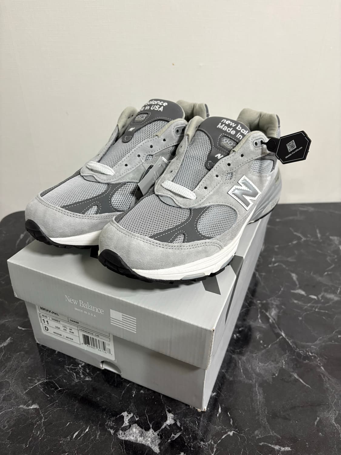 뉴발란스 993 그레이 D 290 상품이미지1