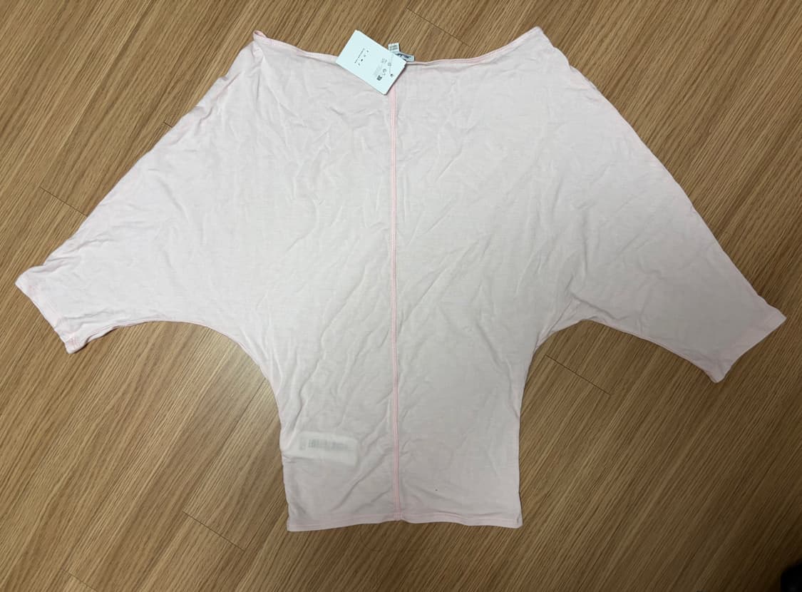 섭듀드(Subdued) 베이비 핑크 slouchy top 상품이미지2