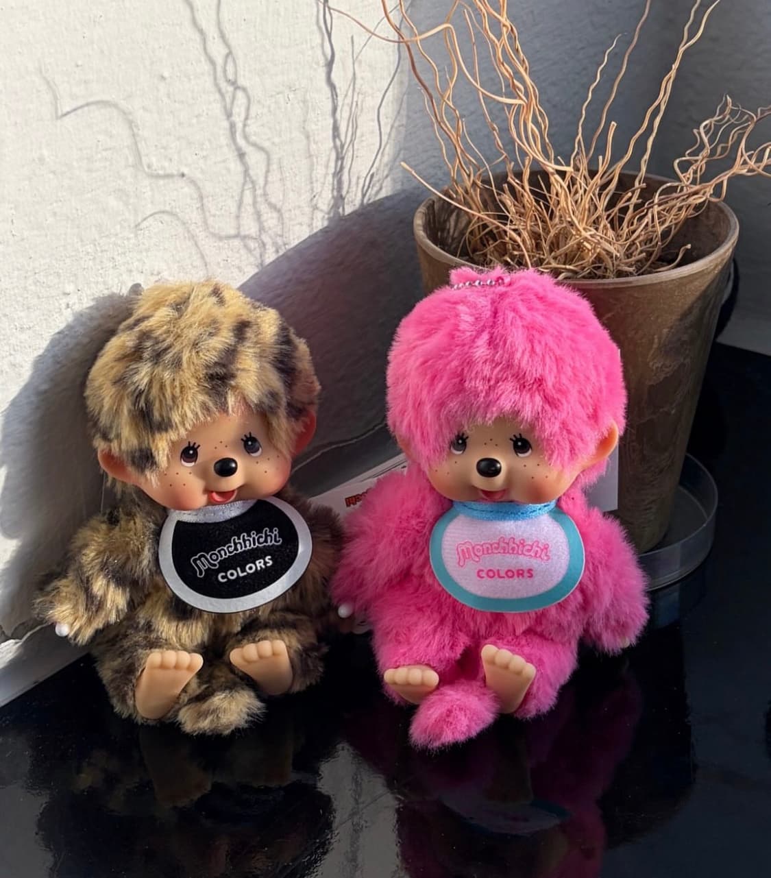 몬치치 호피 무늬 블렉 컬러즈 레오파드 ss 인형 키링 상품이미지5