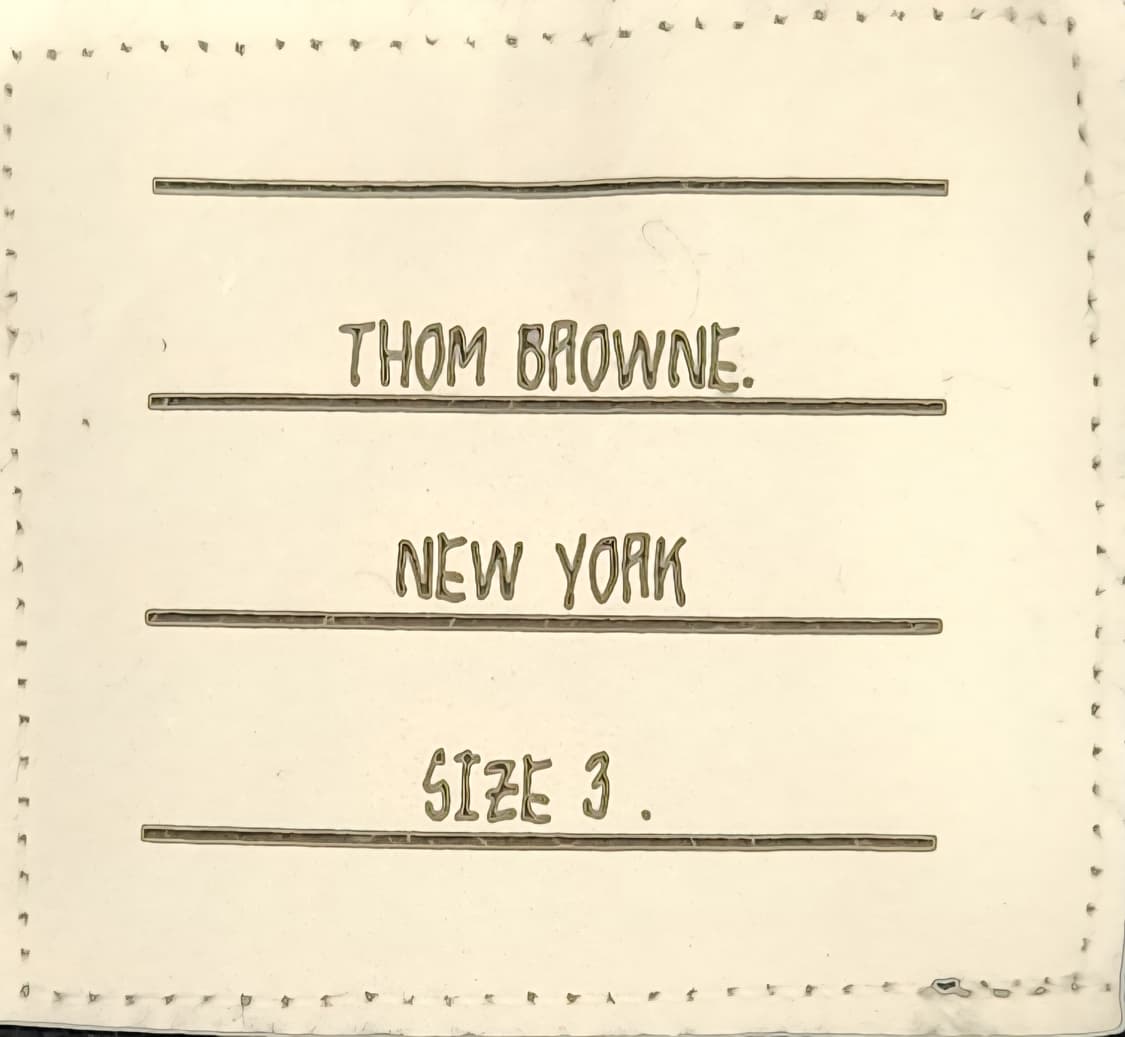 톰브라운 정품 네이비 삼선 맨투맨 3 상품이미지6