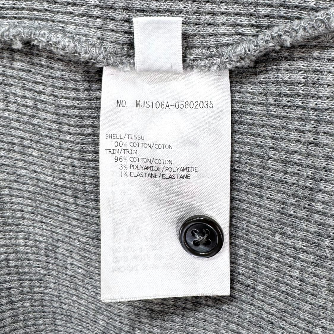 [4사이즈] 톰브라운 사선완장 터틀넥 와플 니트 그레이 (MJS106A) 상품이미지9