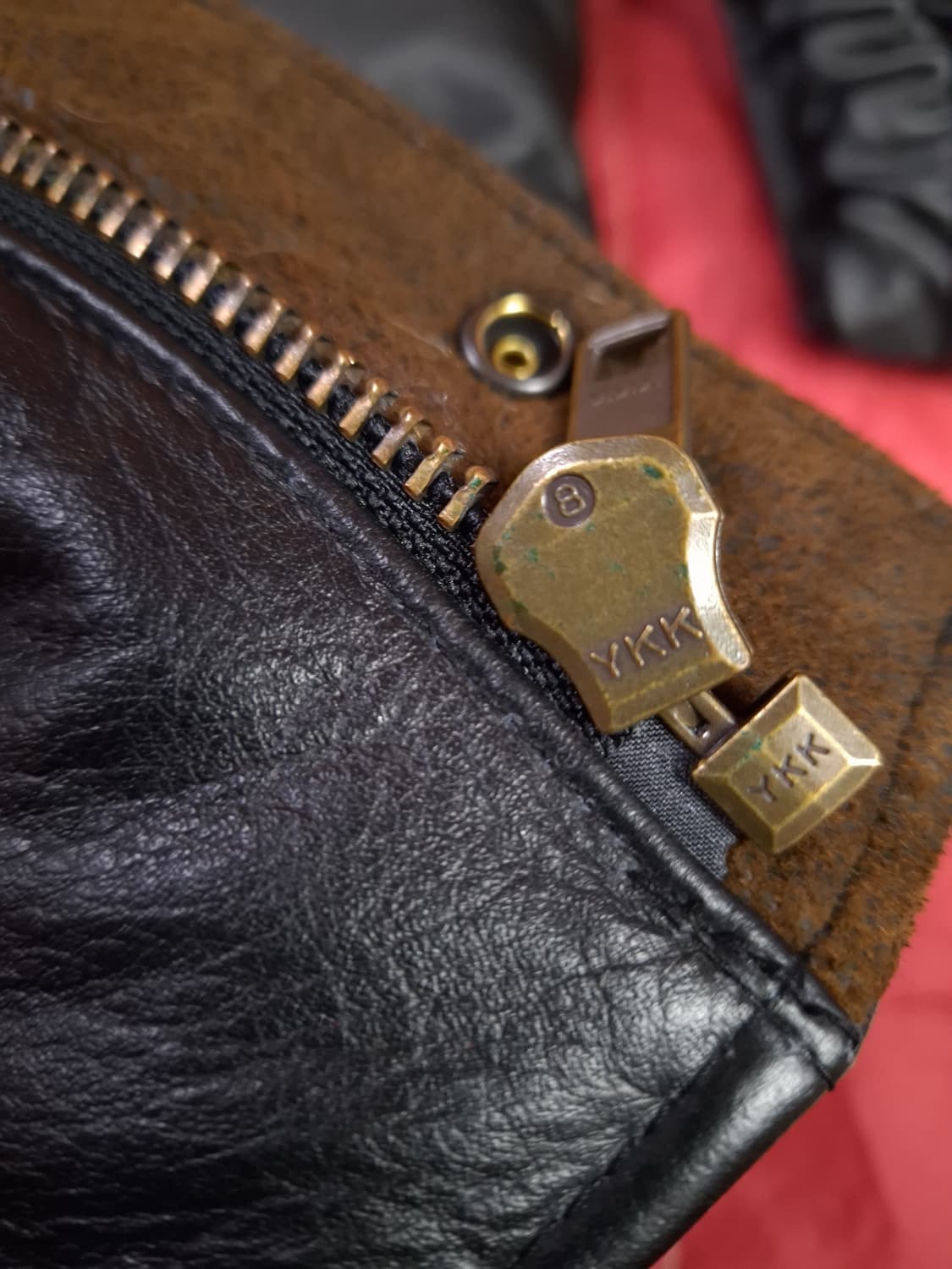 택새제품 Curphey 리얼레더 웨스턴 패딩 자켓 상품이미지4