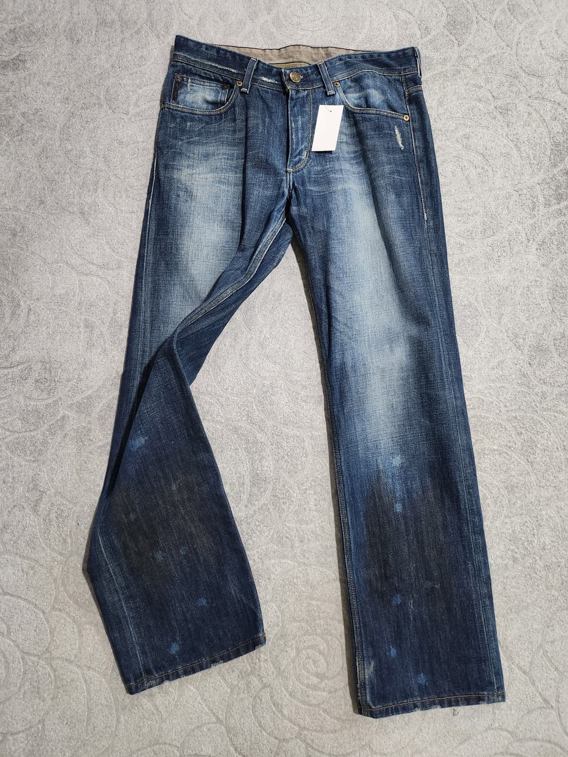 아르마니 익스체인지 빈티지 블루 워싱 팬츠 - 31 상품이미지2